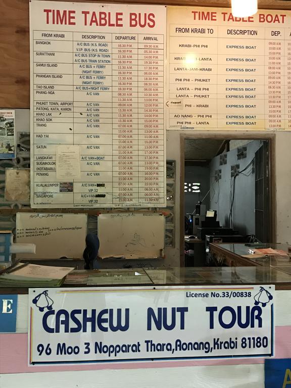 Cashew Nut Bungalows Hotel Ao Nang Bagian luar foto